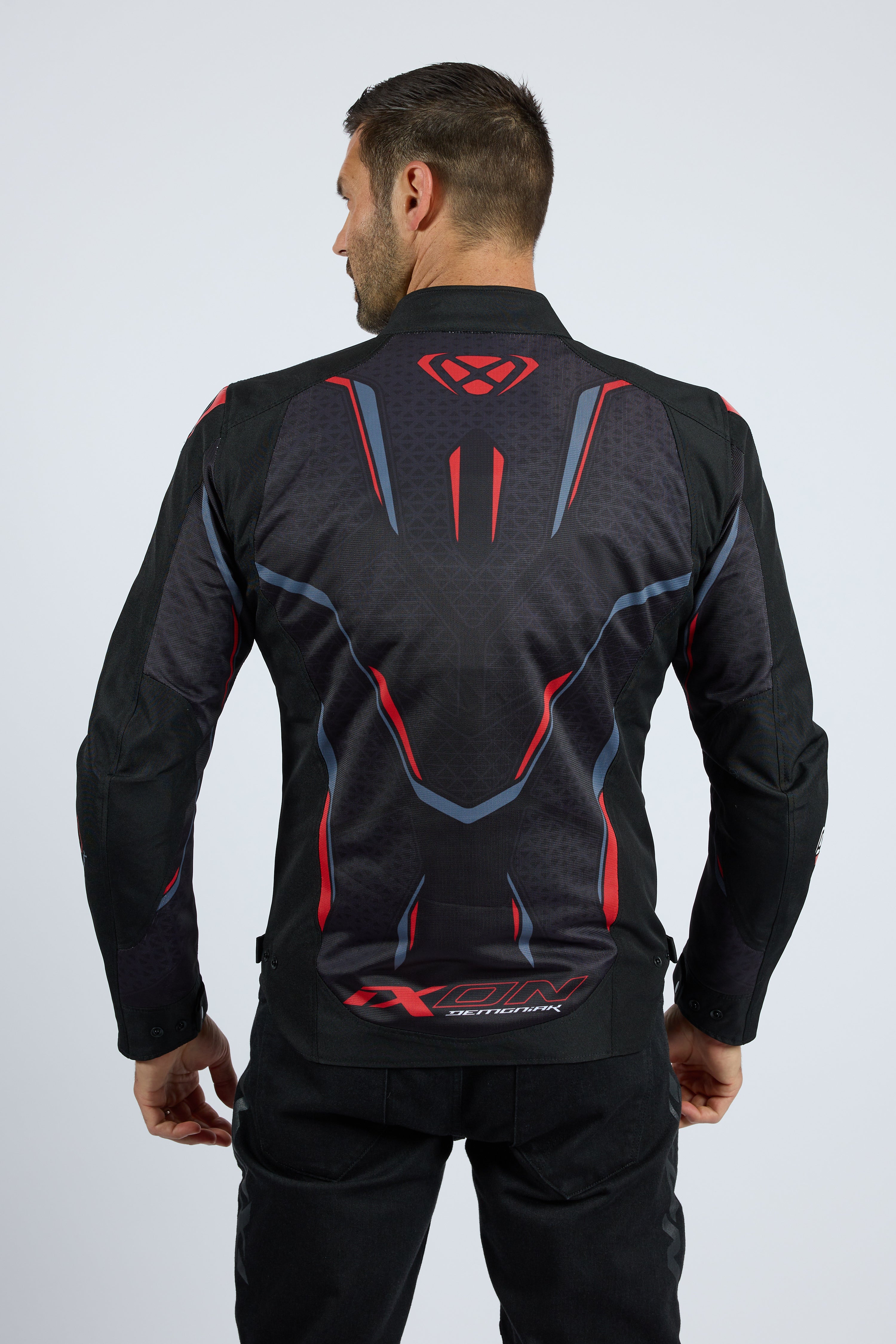 BLUSAO IXON DEMONIAK PRETO/VERMELHO 100 10 1 180-1058 - XL