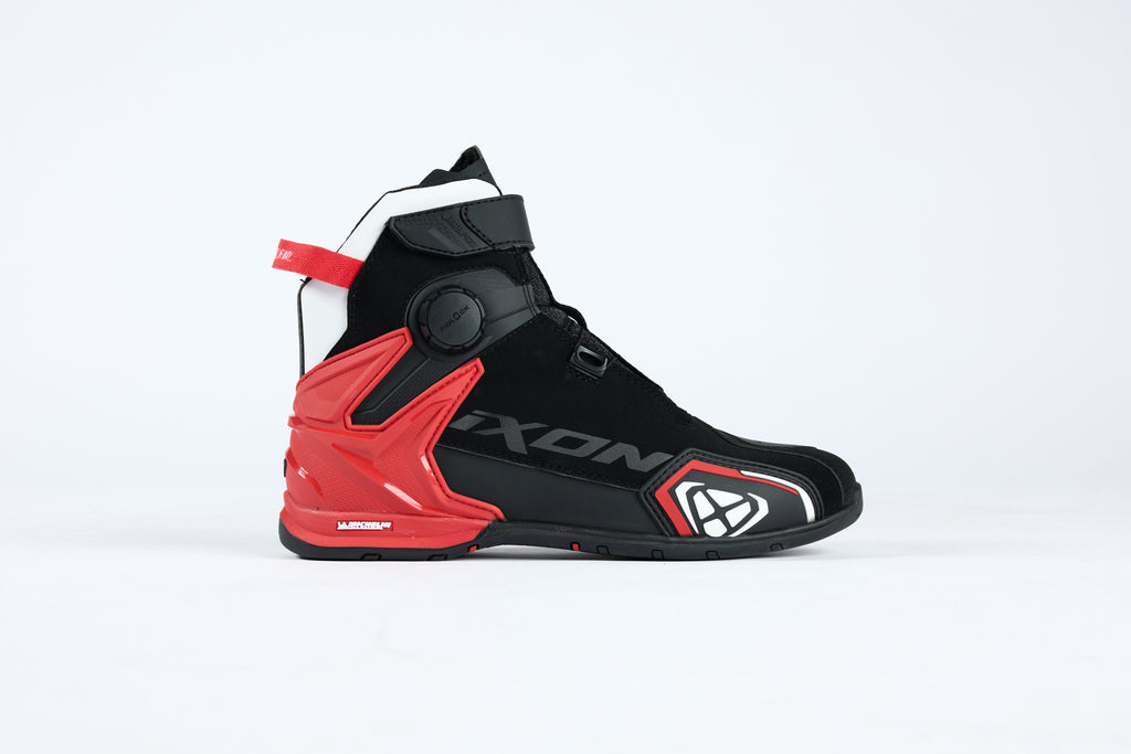 BOTAS IXON BULL 2 WP PRETO/BRANCO/VERMELHO 508 10 1 007-1027 - 45