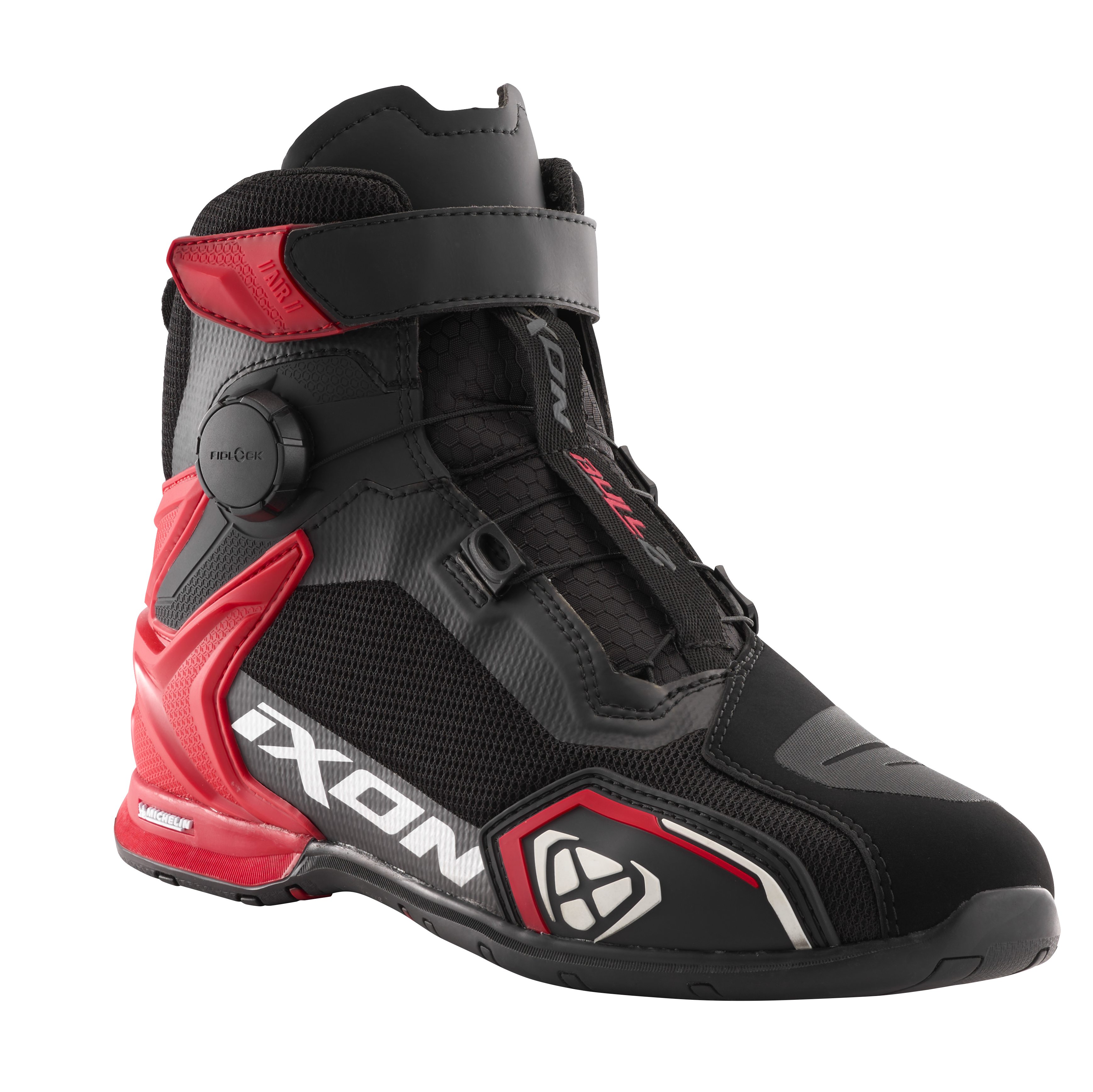 BOTAS IXON BULL 2 AIR PRETO/BRANCO/VERMELHO 508 10 1 009-1027 - 42