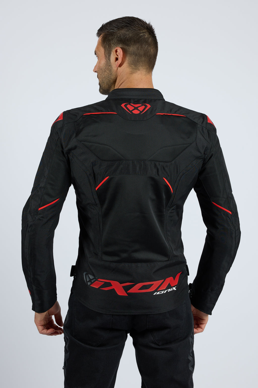 BLUSAO IXON IONIX PRETO/VERMELHO 100 10 1 182-1058 - 2XL