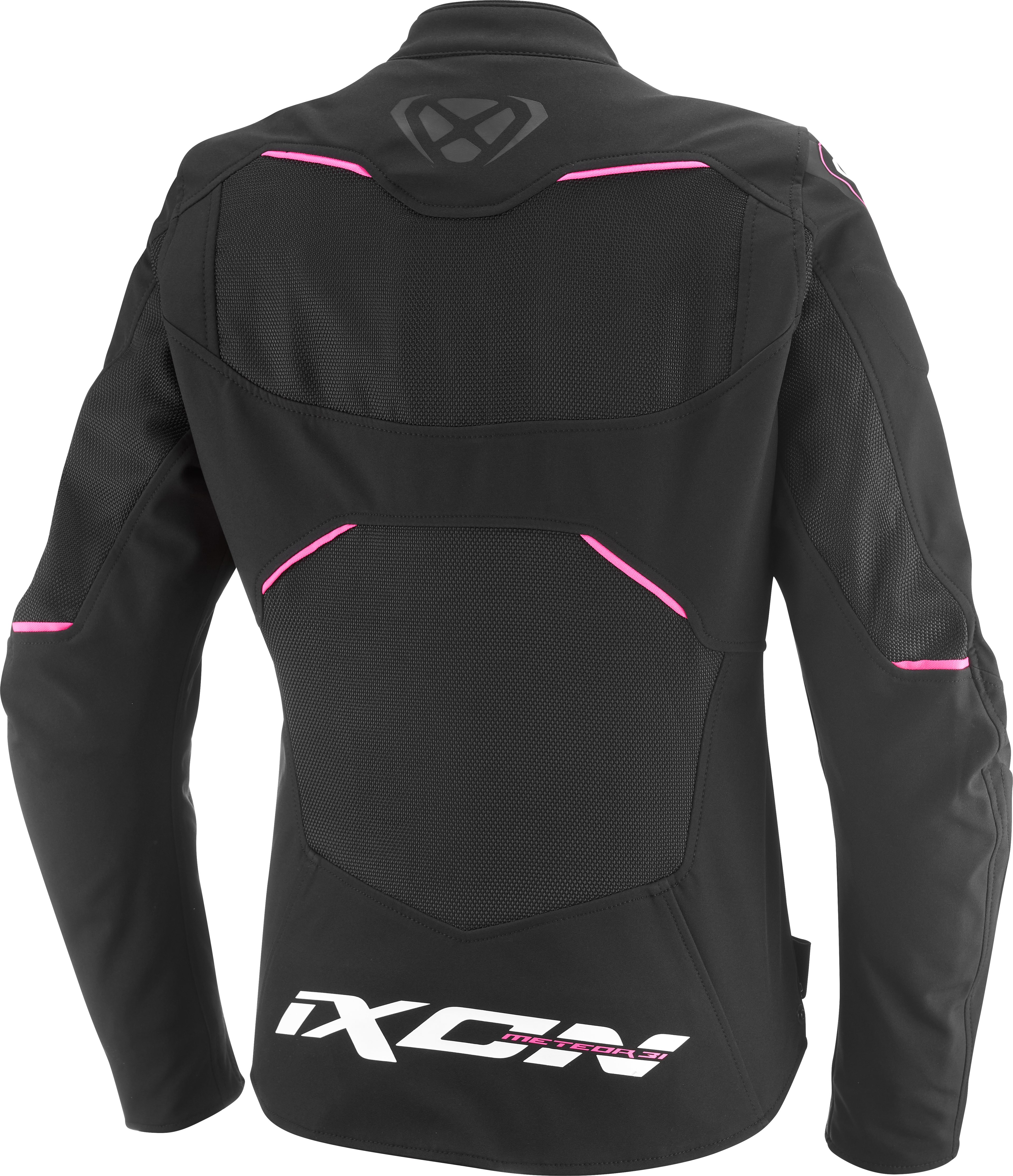 BLUSAO IXON LADY METEOR 31 PRETO/BRANCO/ROSA 100 10 2 095-1026 - S