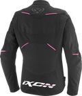 BLUSAO IXON LADY METEOR 31 PRETO/BRANCO/ROSA 100 10 2 095-1026 - L