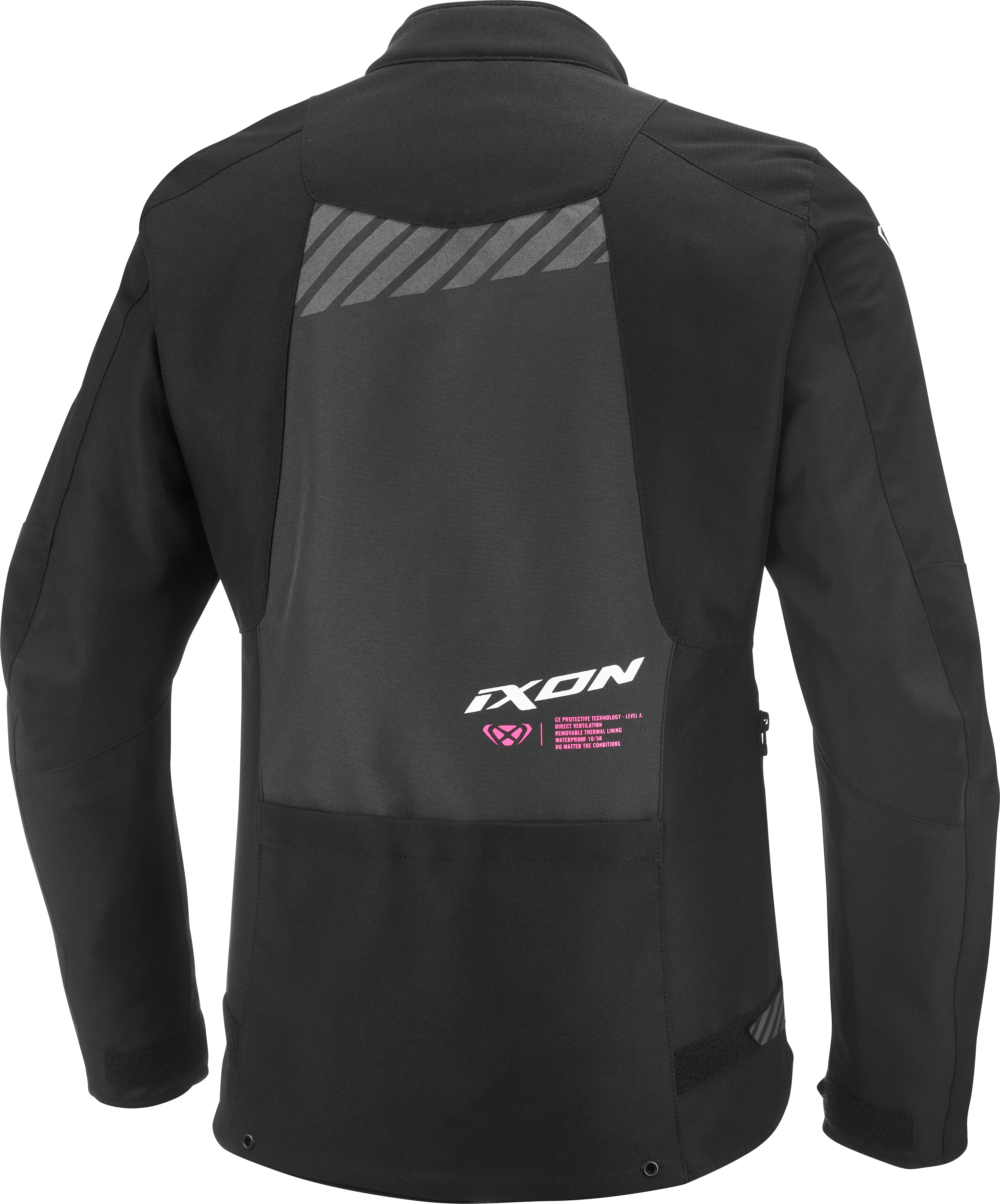 BLUSAO IXON LADY TYR PRETO/ANTRACITE/ROSA 105 10 2 057-1151 - S