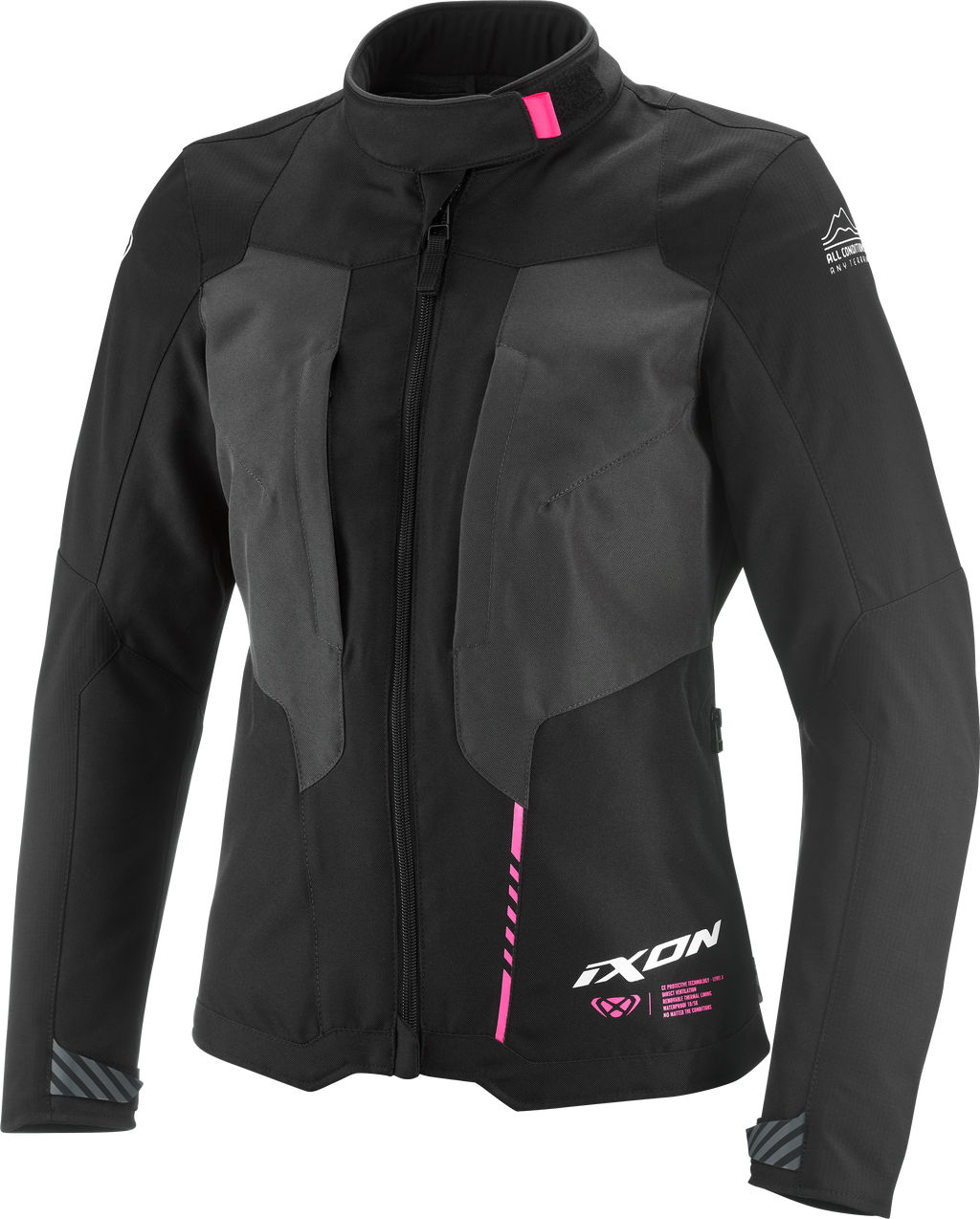 BLUSAO IXON LADY TYR PRETO/ANTRACITE/ROSA 105 10 2 057-1151 - XL