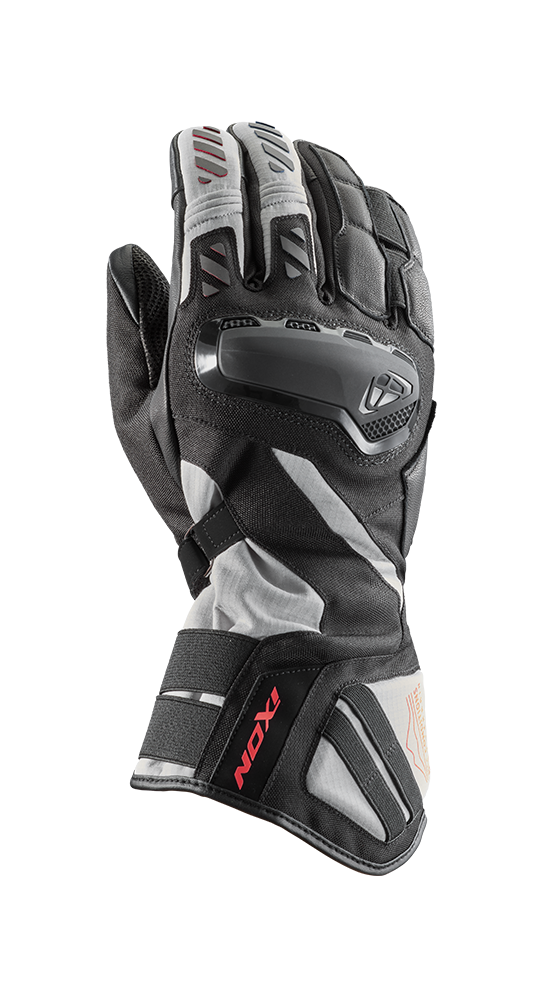 LUVAS IXON MS DRAKKAR PRETO/CINZA/VRM 300 11 1 097-1047 - 2XL