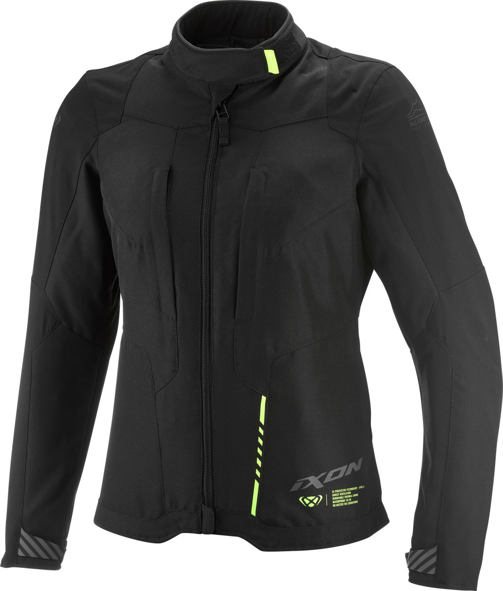 BLUSAO IXON LADY TYR PRETO/NEON 105 10 2 057-1072 - XL