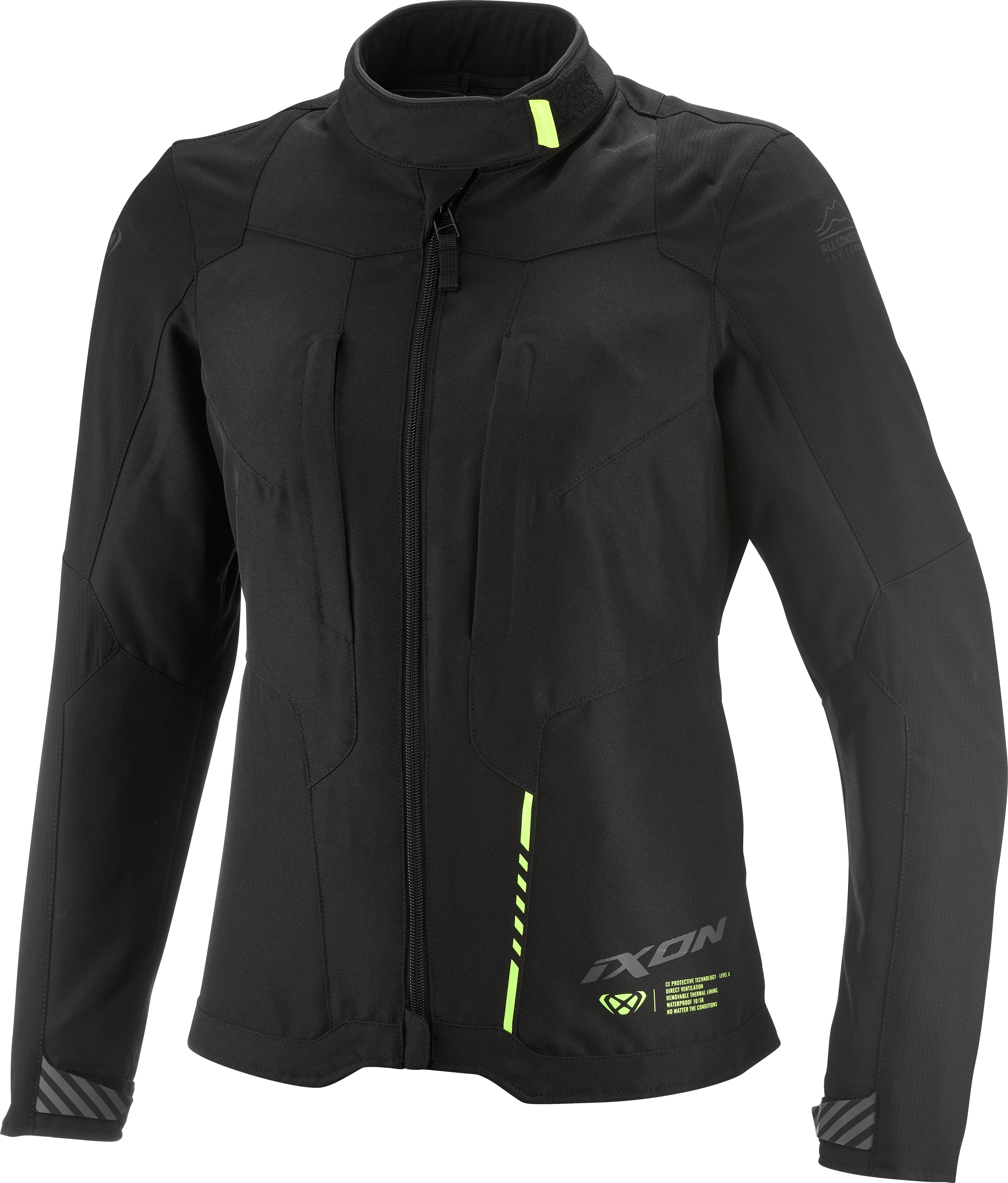 BLUSAO IXON LADY TYR PRETO/NEON 105 10 2 057-1072 - XL