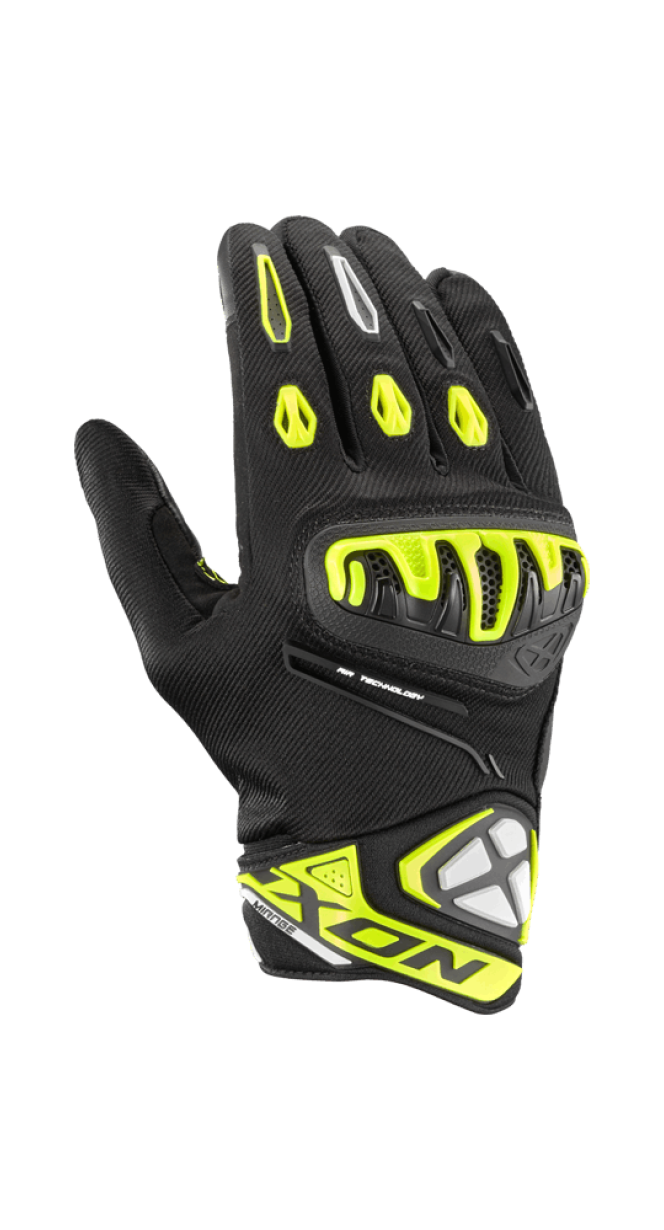 LUVAS IXON MIRAGE AIR PRETO/NEON 300 11 1 086-1072 - L