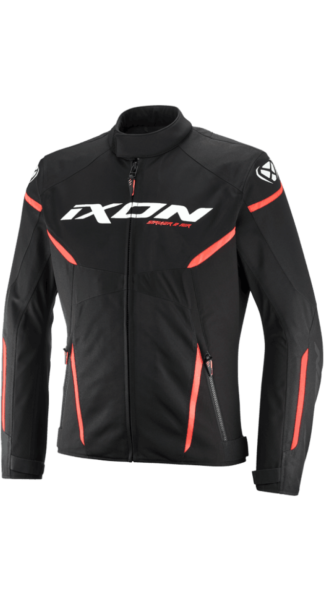 BLUSAO IXON STRIKER 2 AIR WP PRETO/BRANCO/VERMELHO 100 10 1 206-1027 - M