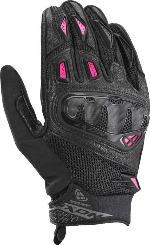 LUVAS IXON LADY RISE AIR 2 PRETO/FUCSHIA 300 21 2 027-1073 - XL