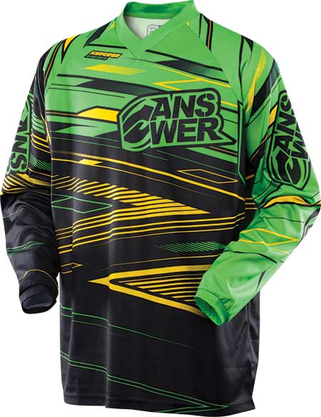 CAMISOLA ANSWER SYNCRON VERDE/AMAR - XL