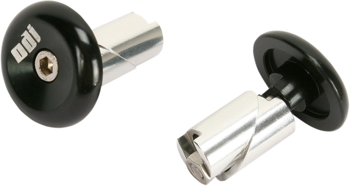 BAR END ALUMINUM WC BK