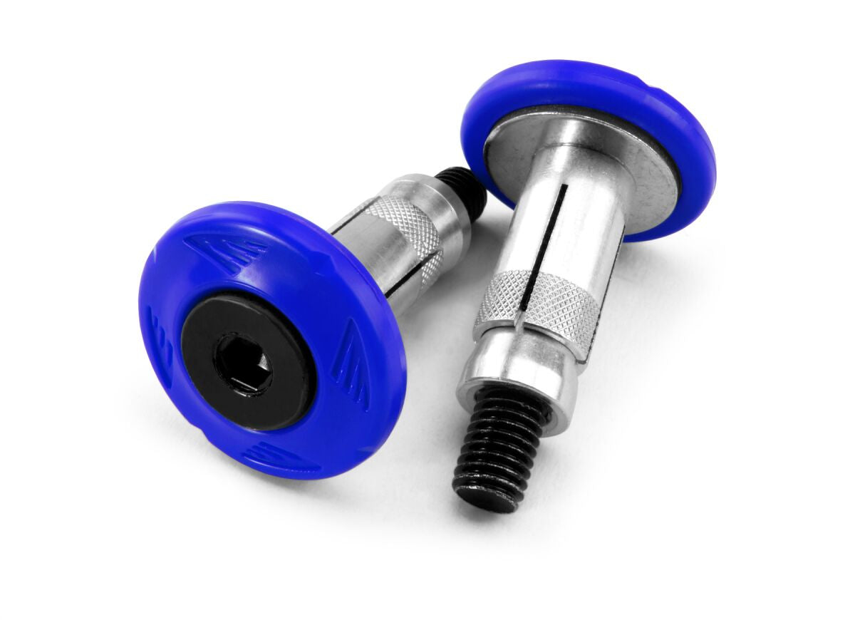 GRIP ARMOR W/BAR END BLUE