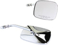 MIRRORS RECT CHROME SHORT