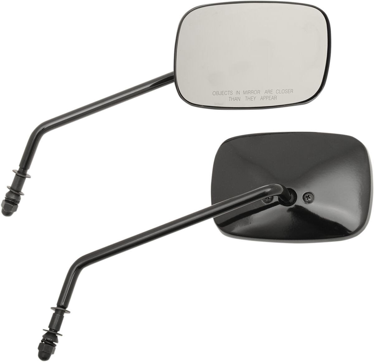 MIRRORS RECT BLK LONG