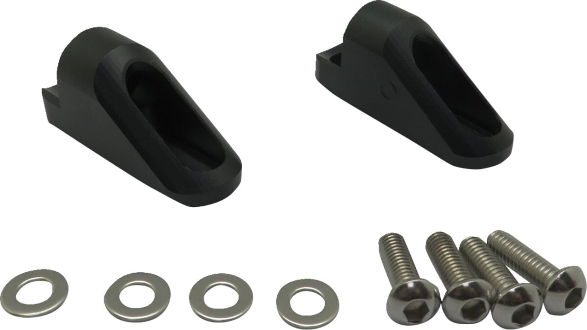 MIRROR HOLDER 27-45MM BLK