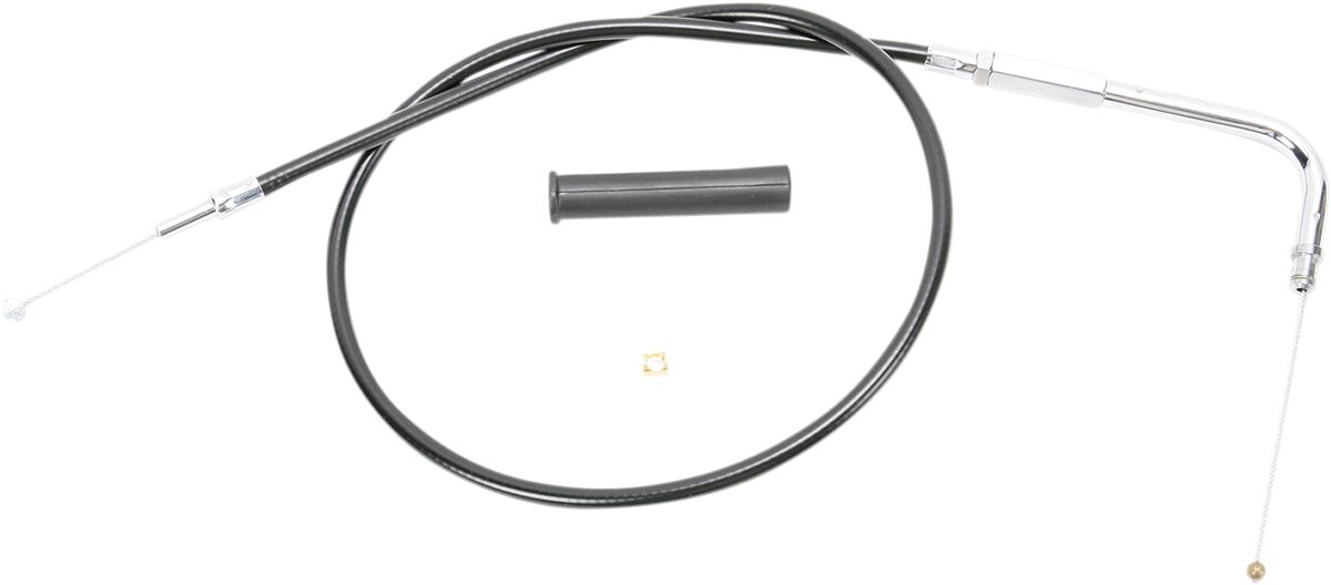 CABLE THROTTLE VINYL BLACK 28.