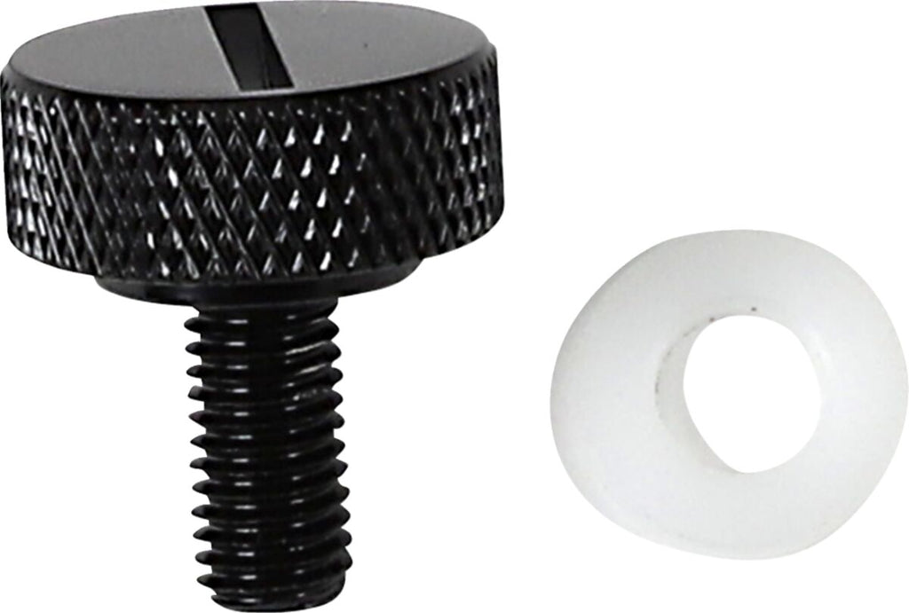 SEAT KNOB BLK SLOT 1/4-28