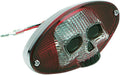 TAILLIGHT RED/CLR SKULL CATEYE