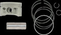 PISTON KIT YFM350 87-12