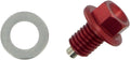 DRAIN PLUG MAGNETIC RED