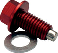 DRAIN PLUG MAGNETIC RED