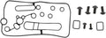 GASKET KT CARB MID BODY