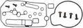 GASKET KIT CARB MID BODY