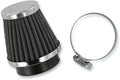 AIR FILTER CHROME END 52MM