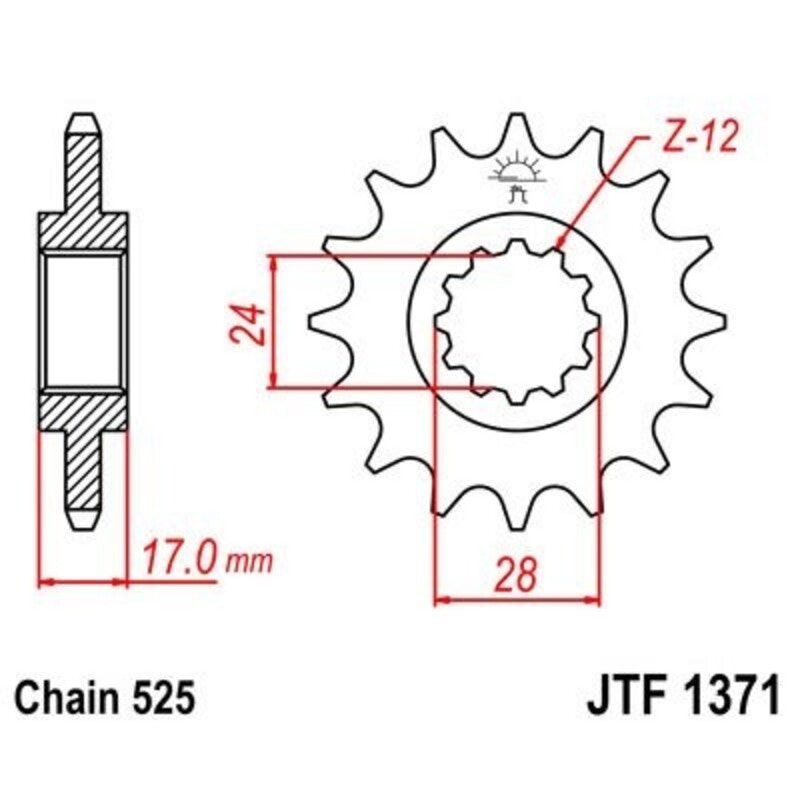 JTSPR FR SPROC 525 STEEL NFR 1371
