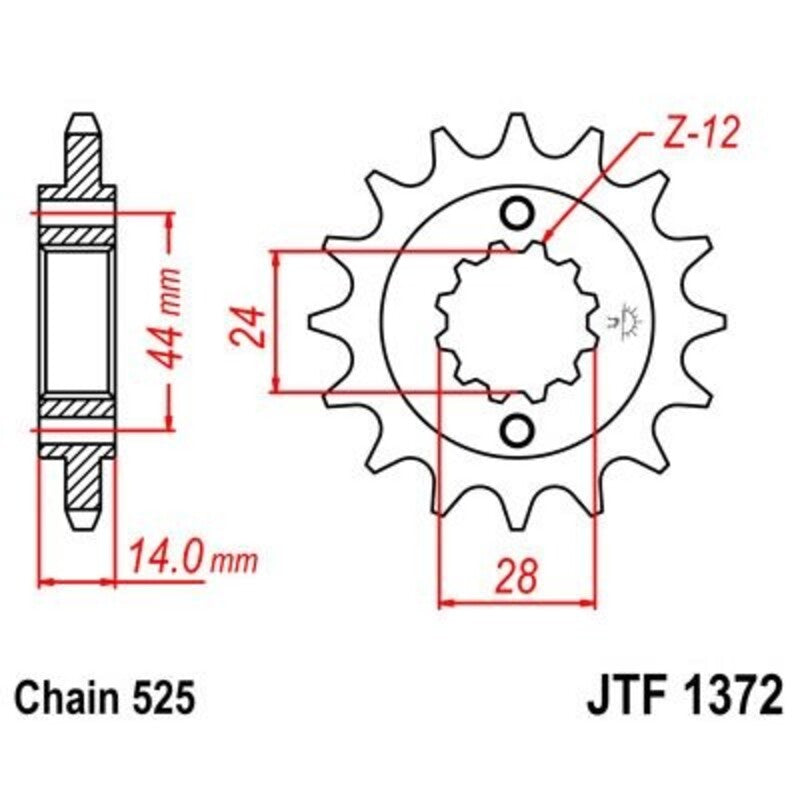 JTSPR FR SPROC 525 STEEL NFR 1372