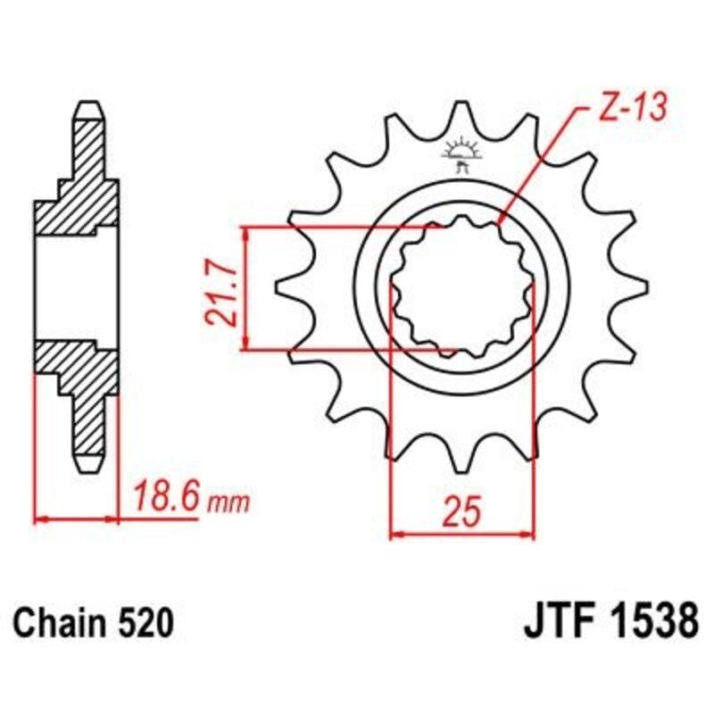 JTSPR FR SPROC 520 STEEL NFR 1538