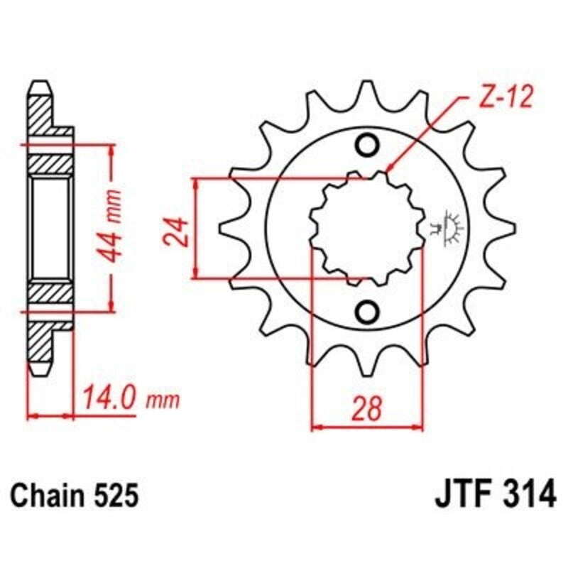 JTSPR FR SPROC 525 STEEL NFR 314