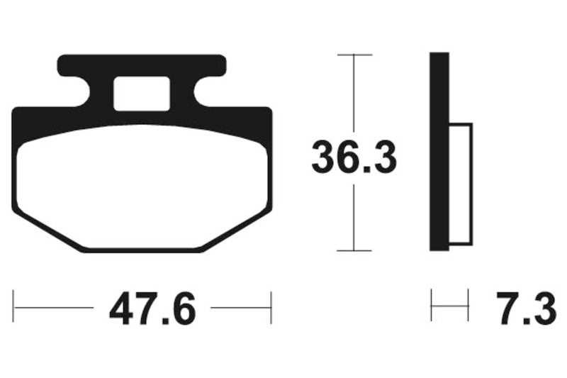 TECNI BRAKE PADS MA128 ORGANIC