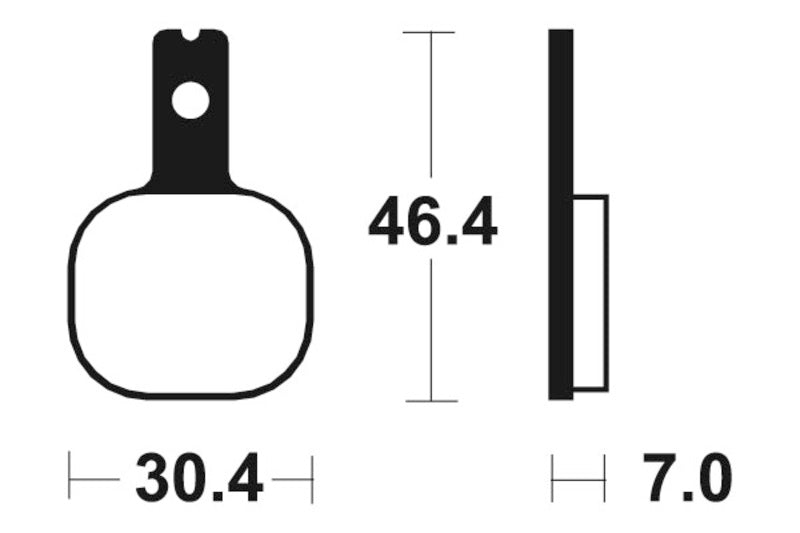 TECNI BRAKE PADS MA155 ORGANIC