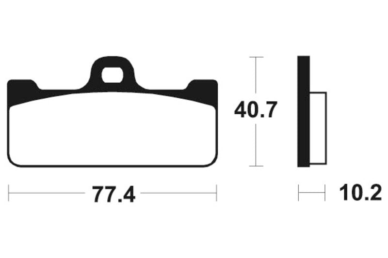 TECNI BRAKE PADS MCR211 SINTER METAL