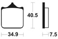 TECNI BRAKE PADS MF262 SINTER METAL