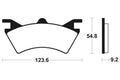 TECNI BRAKE PADS MOR257 SINTER METAL