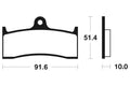 TECNI BRAKE PADS MRR229 SINTER METAL