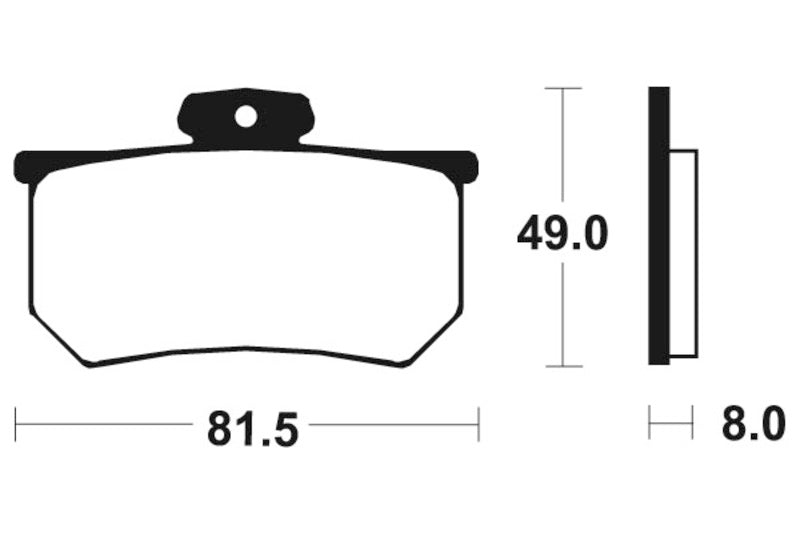 TECNI BRAKE PADS MRR99 SINTER METAL