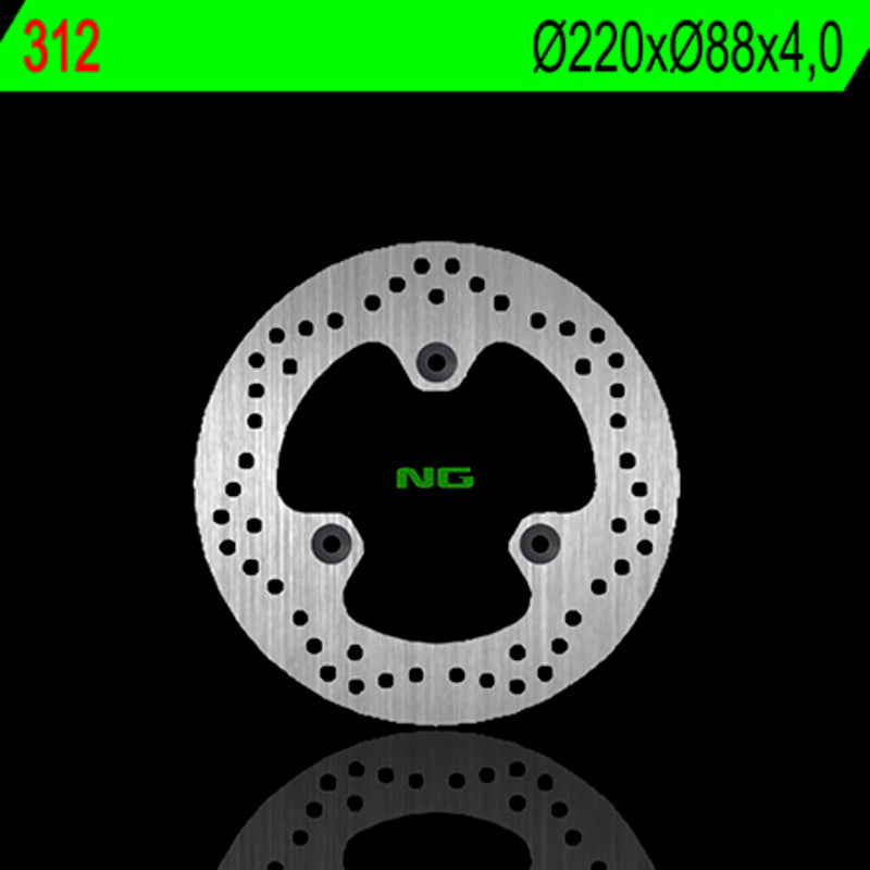 NG BRAKE DISC ROUND 312