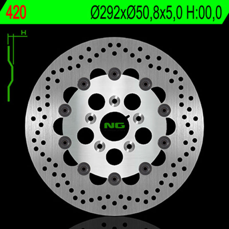 NG BRAKE DISC ROUND 420