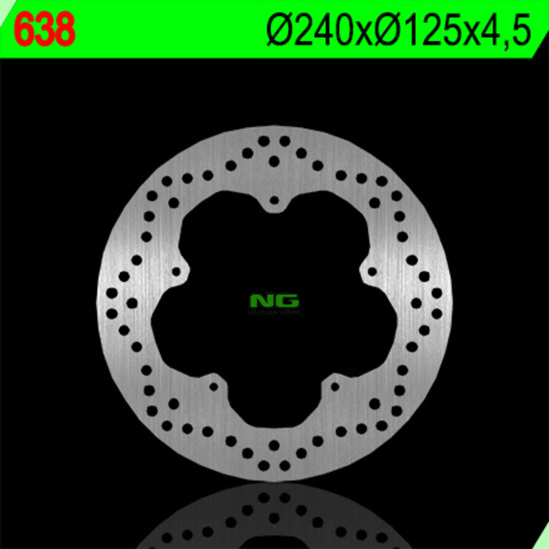 NG BRAKE DISC ROUND 638