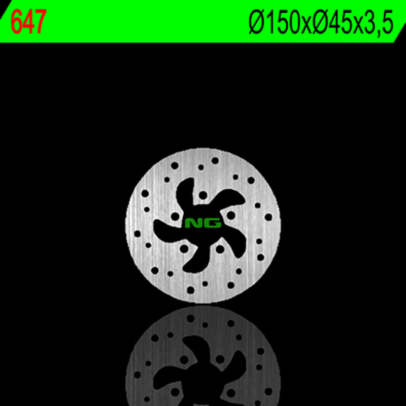 NG BRAKE DISC ROUND 647