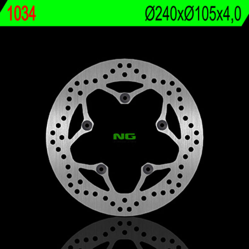 NG BRAKE DISC ROUND 1034