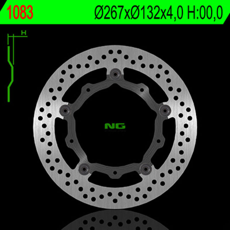 NG BRAKE DISC ROUND 1083