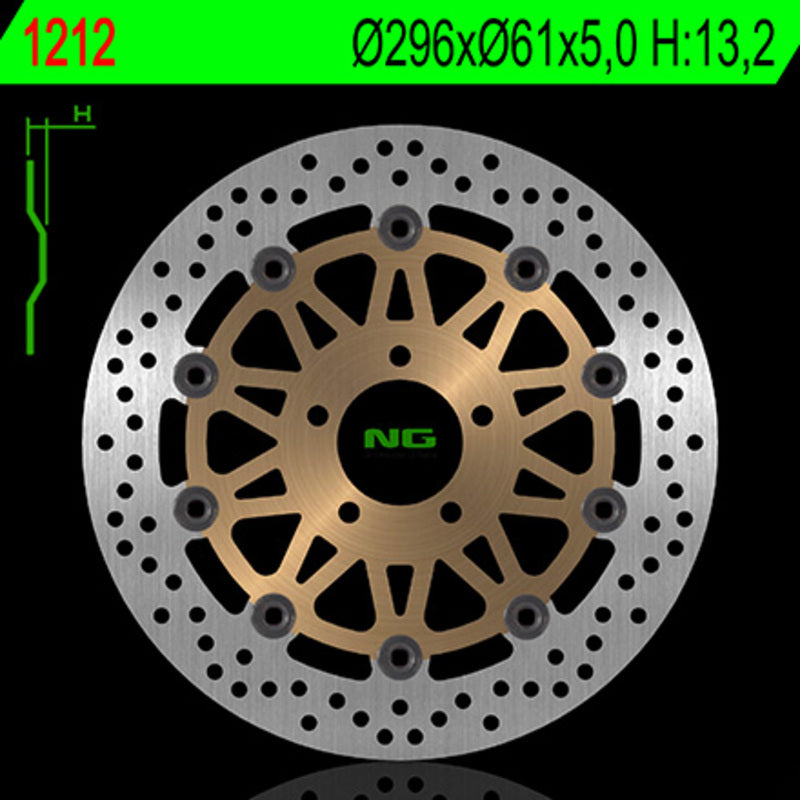 NG BRAKE DISC ROUND 1212