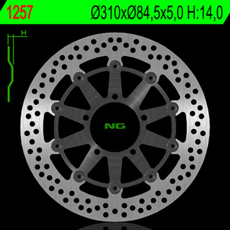 NG BRAKE DISC ROUND 1247
