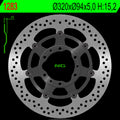 NG BRAKE DISC ROUND 1283