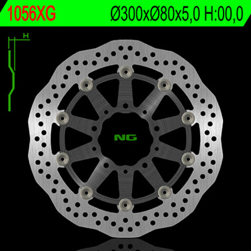 NG BRAKE DISC WAVE 1056XG